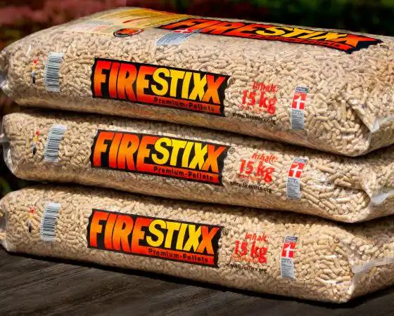 Firestixx Premium Pellets DINplus/ENPlus A1 – Palette (66Sack) 990kg – Bild 2