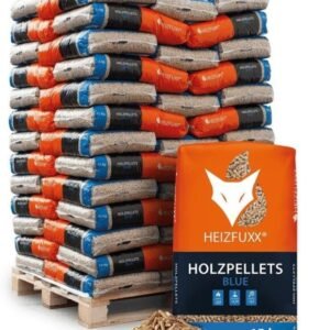 Heizfuxx Holzpellets “Blue” – 975 kg (65 x 15 kg Säcke)
